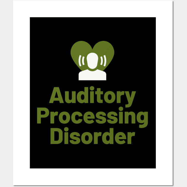 Auditory Processing Disorder Wall Art by Garbled Life Co.